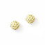 Golf Goddess Golf Ball Bead Earrings - Gold